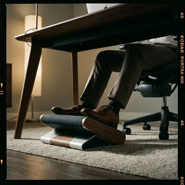 Piernas cruzadas mesa