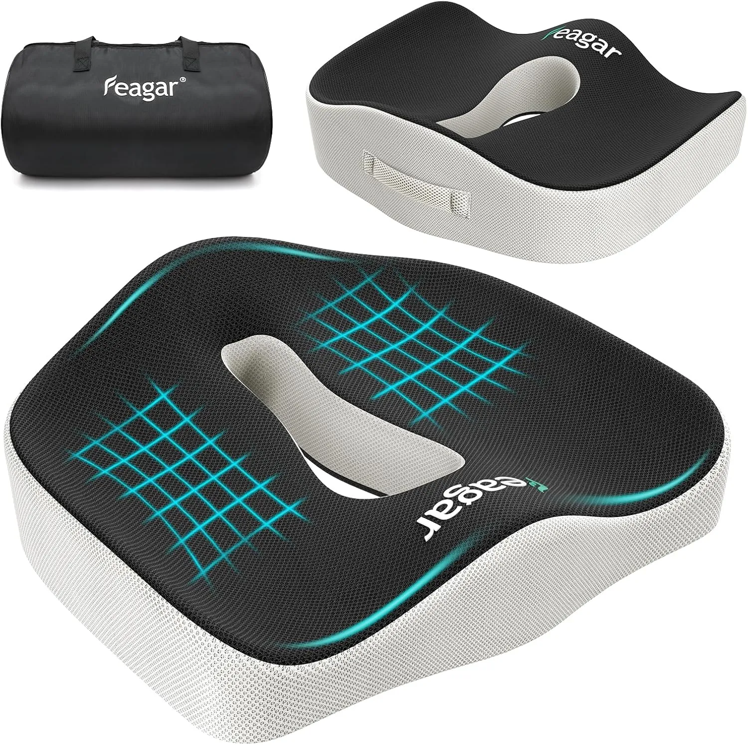 Cojín ortopédico para silla de oficina