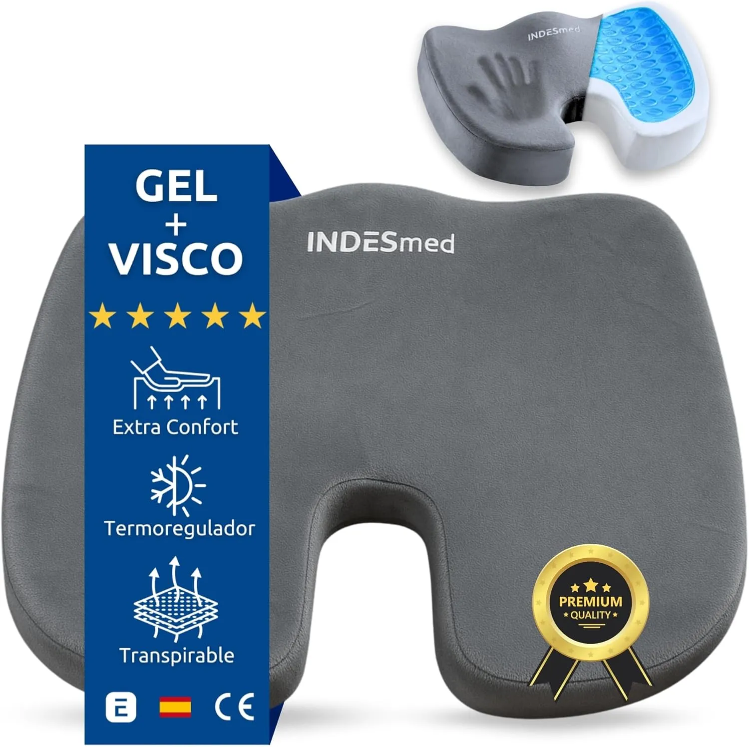 Cojín coxis para sofá en casa