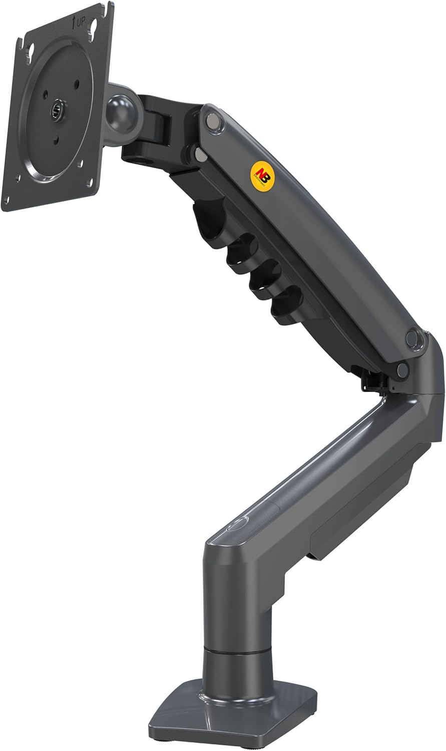 Soporte de monitor articulado - elevar la pantalla al nivel de los ojos en el escritorio